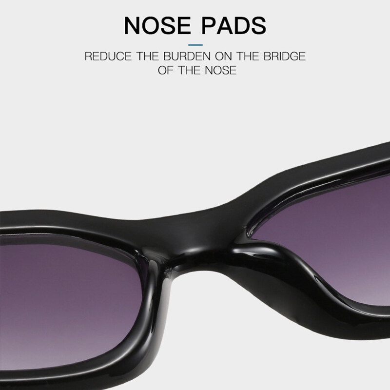 Kính Mát Mắt Mèo Gọng Vuông Nhỏ Thời Trang Unisex