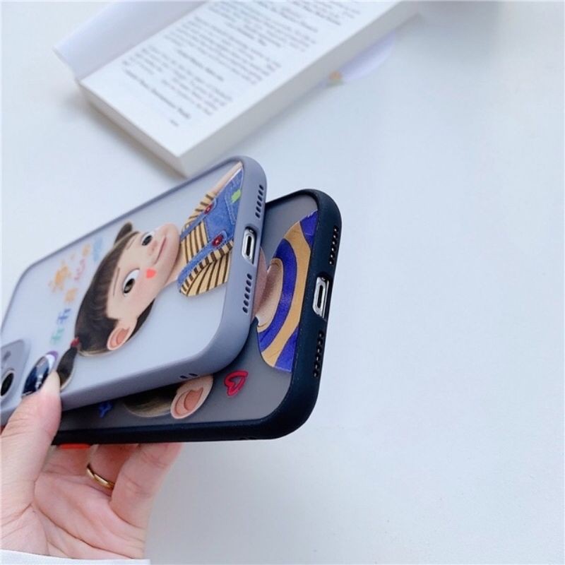 Ốp lưng Iphone nhám hình  6,6s,6 Plus,6s Plus,7,8,7 Plus,8 Plus,X,Xs,Xr,Xs Max,11,11 Pro,11 Pro Max