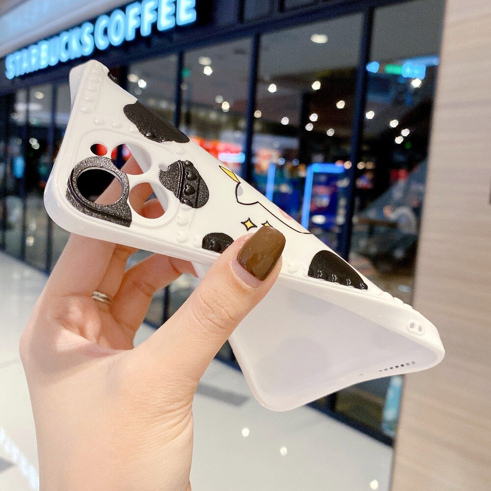 Ốp Điện Thoại Tpu Silicon Mềm Hình Bò Sữa Cho Iphone 11 12 Pro Max Xs Max Xr X 7 8 6s Plus 12mini Se2020 | BigBuy360 - bigbuy360.vn