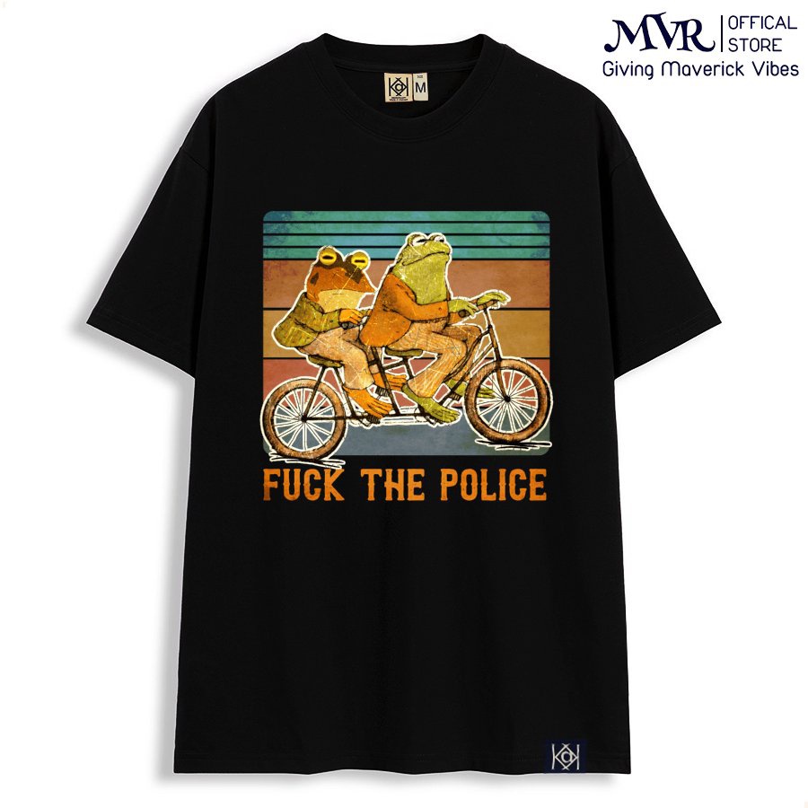 Áo thun nam nữ phông unisex ếch đạp xe Local Brand MVR Form rộng oversize chuẩn Mỹ KK40153