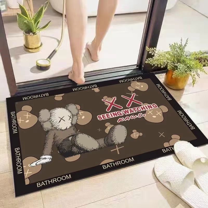 Thảm Lót Sàn Nhà Thấm Hút Nước Nhanh Khô Tiện Dụng Cho Nhà Tắm/ Nhà Bếp