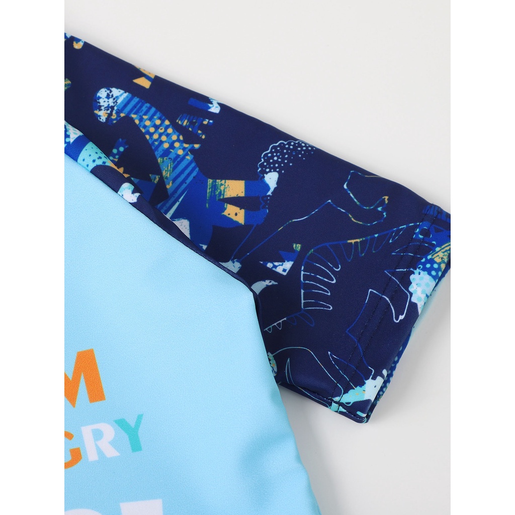 Đồ Bơi Bé Trai, Bộ Bơi Rời Họa Tiết Cá Mập Khủng Long Đáng Yêu Cho Bé, Thời Trang Cao Cấp