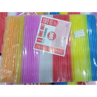 Gói 500gr ống hút thẳng phi 6 thương hiệu Thuận Lợi (TUYỆT ĐỐI KHÔNG SỬ DỤNG BỘT ĐÁ VÀ PHẾ)