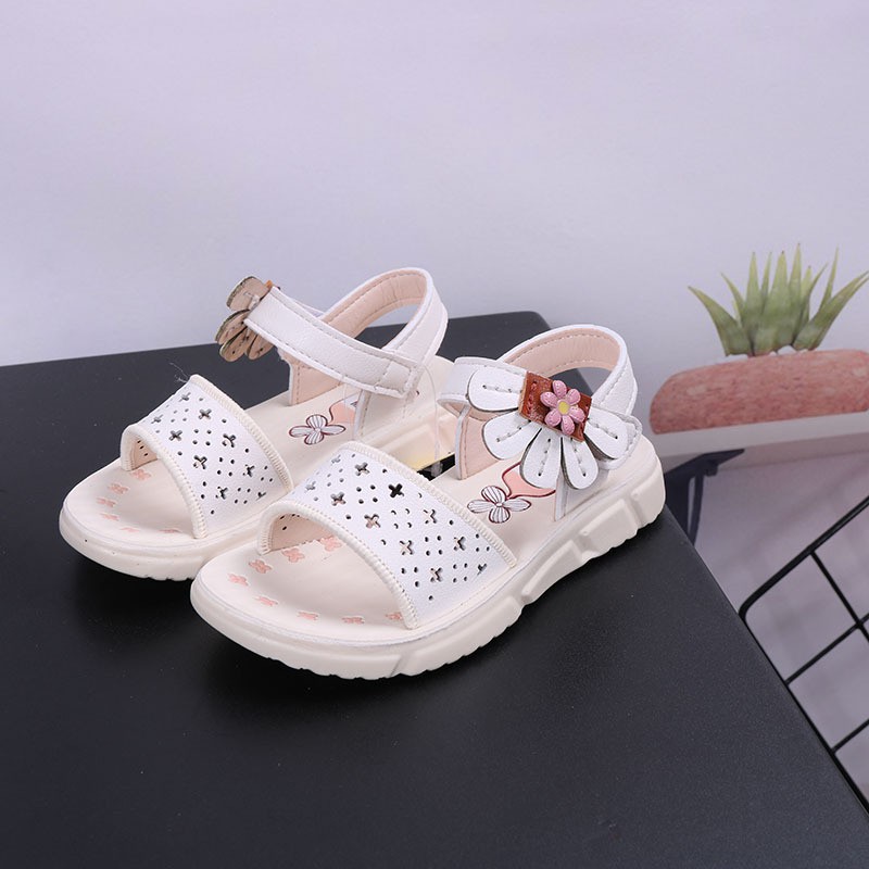 sandal bé gái size 21-30 họa tiết xẻ quạt