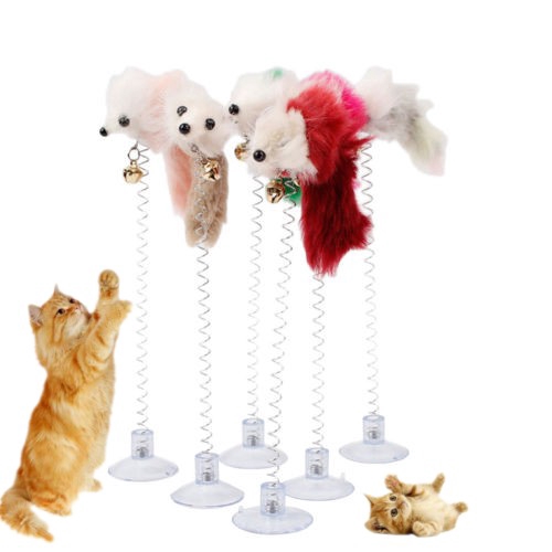 Chuột đồ chơi nhiều màu cho mèo