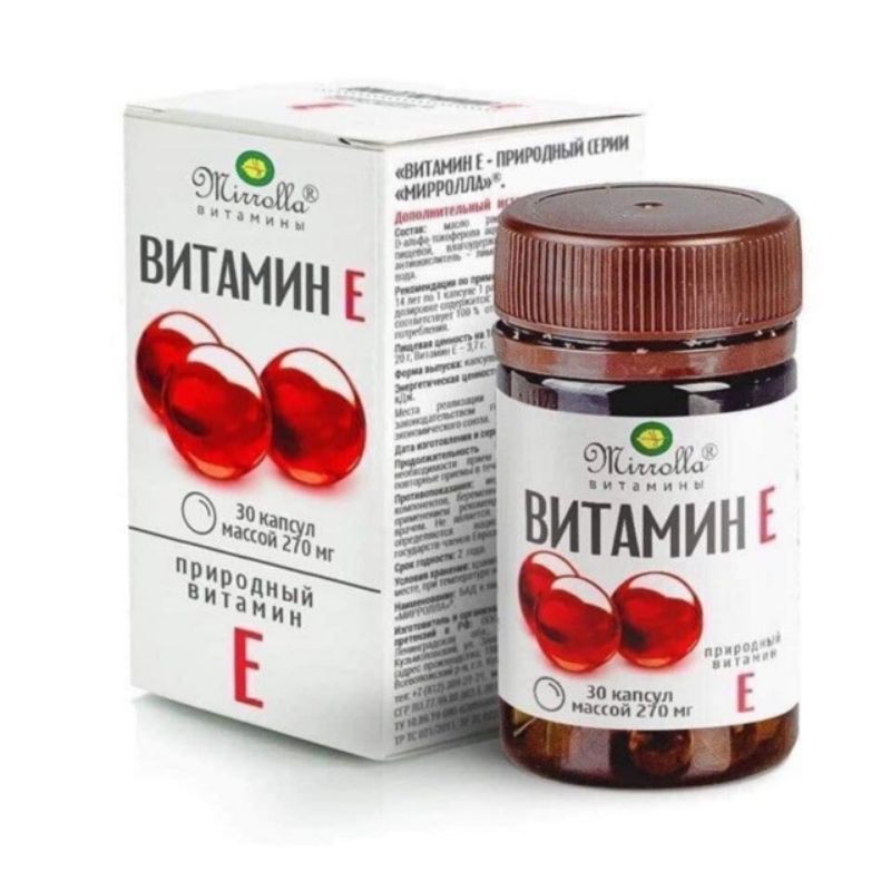[CHUẨN AUTHENTIC] - Vitamin E nga dạng lọ 30 viên