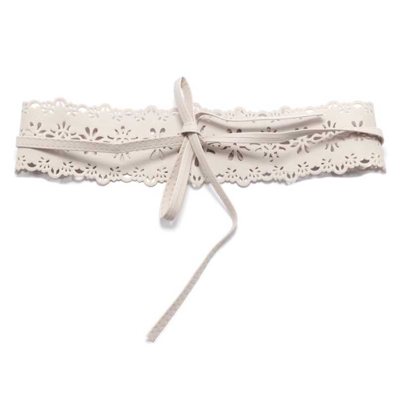 Thắt Lưng Corset Bằng Da Thiết Kế Đục Lỗ Thời Trang Cho Nữ