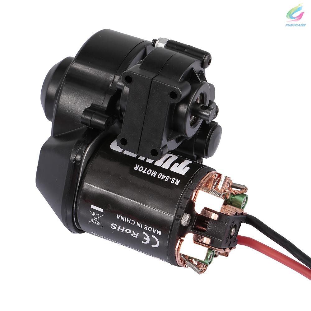 AUSTAR 540 35T RC Brushed Motor with Gear Box for 1/10 Axial SCX10 RC4WD D90 Crawler Climbing RC Car