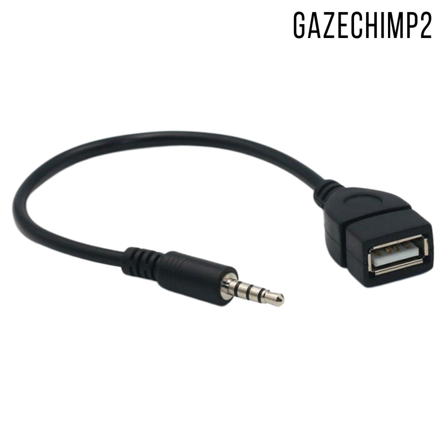 Cáp Chuyển Đổi Âm Thanh Gazechimp2 3.5mm Male Aux Sang Usb Female Cho Xe Hơi