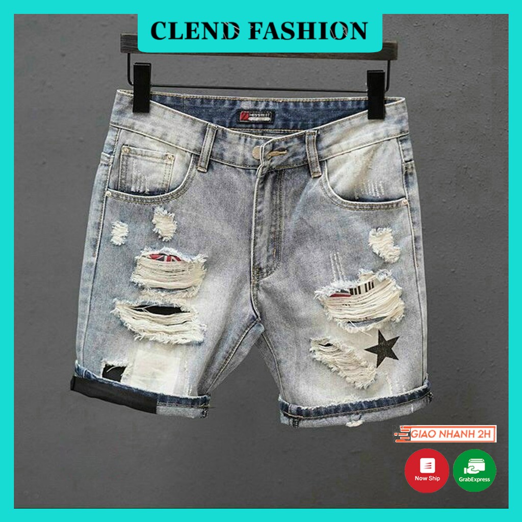 Quần Short , Quần Sọt Jean Nam Clend Fashion Chất Liệu Demin Co giãn Thoáng Mát Thời Trang Cao Cấp QE46 | BigBuy360 - bigbuy360.vn