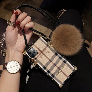 Ốp lưng iphone burberry da kèm dây 7plus/8/8plus/x/xs/xsmax/11/11pro/11 promax/12promax_Siphukien999_B021
