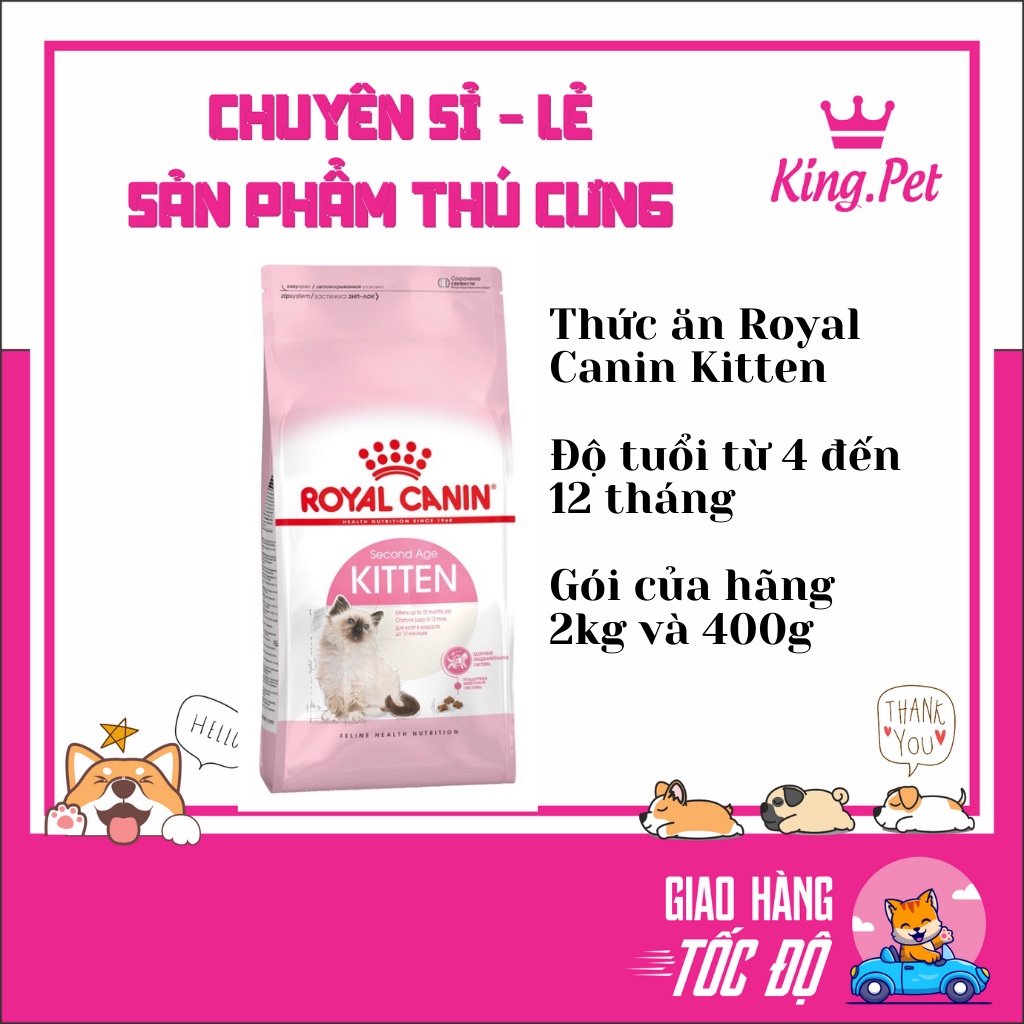 THỨC ĂN CHO MÈO ROYAL CANIN KITTEN gói chính hãng