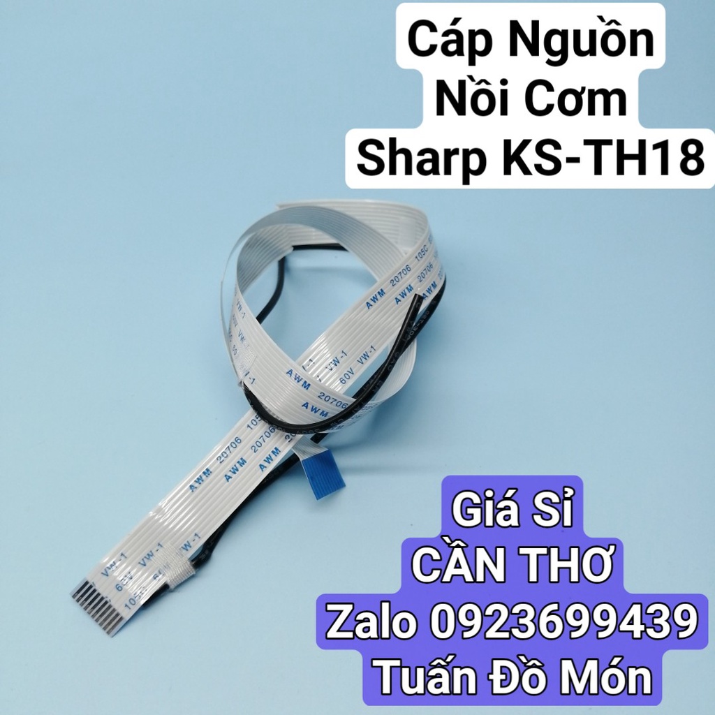 Cáp nối boar mạch nguồn và phím Nồi cơm điện tử Sharp 1.8 lít KS-TH18 phụ tùng linh kiện chính hãng