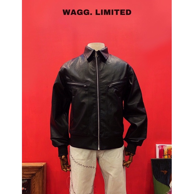 Áo khoác da sơn dầu trong bộ sưu tập mùa đông WAGG 2021