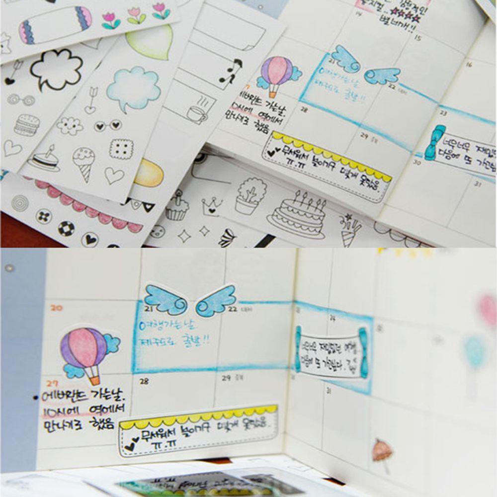 Sticker Giấy Dán Trang Trí Sổ Lưu Niệm Cho Bé