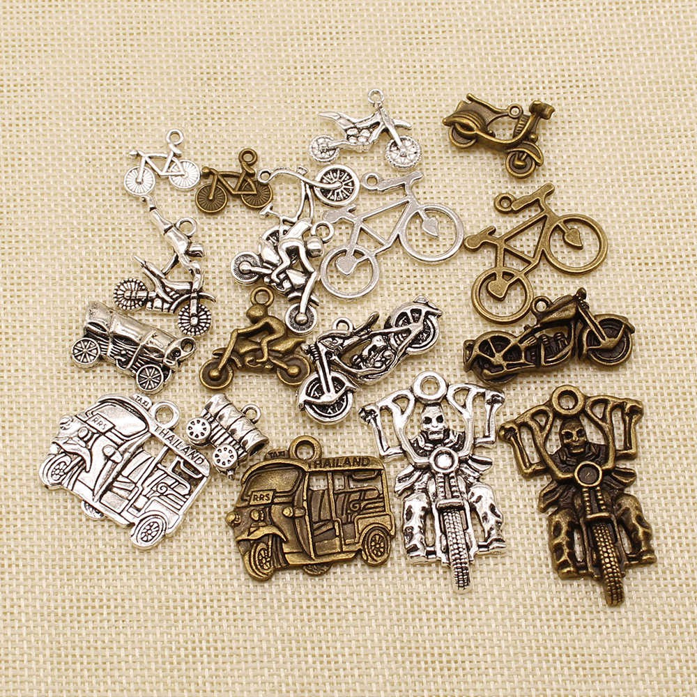 Mặt Trang Sức Xe Máy Xe Đạp Handmade Diy