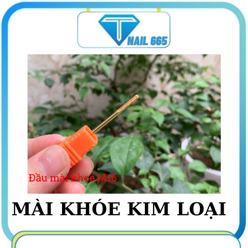 Đầu mài khóe kim loại . Đầu mài móng nail