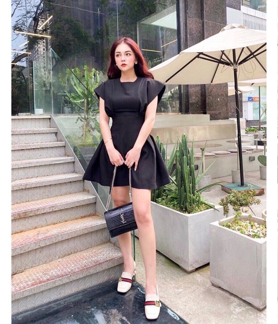 Đầm chíp eo cánh tiên