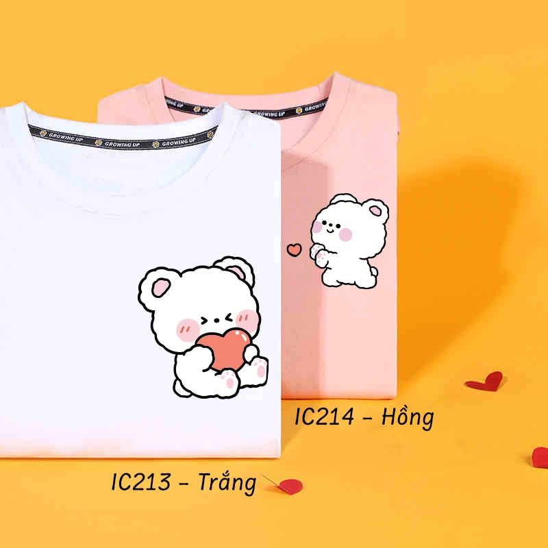 Áo Thun Cotton Cute Unisex Nam Nữ Dễ Thương giá rẻ