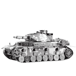 Mô hình lắp ráp 3d kim loại xe tăng iv-panzer iv-p037-s piececool