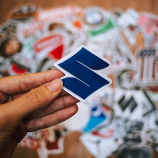 Set 100 Sticker hình dán - Logo Racing