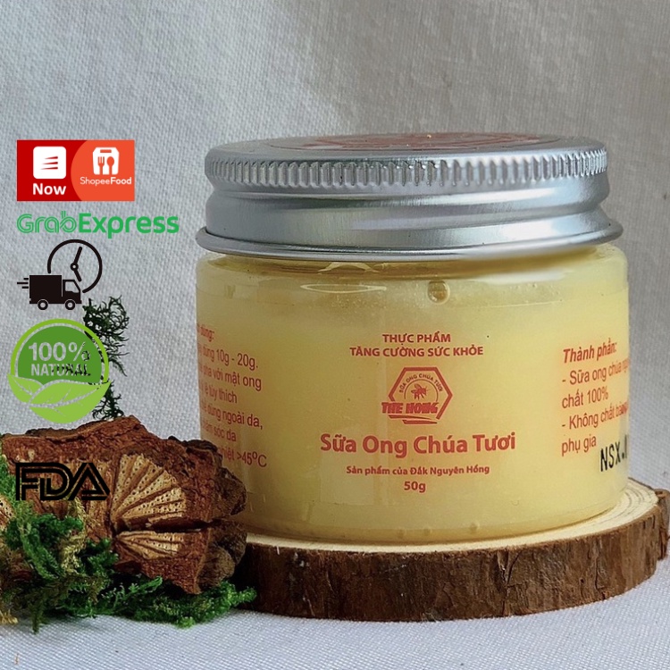 Sữa Ong Chúa Nguyên Chất 100% Thế Hồng Honey 50gr