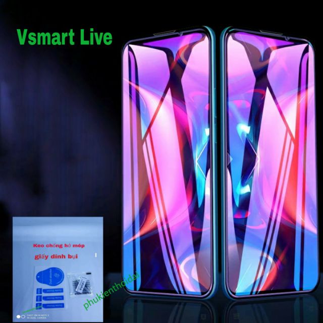 Cường lực Vsmart Live / Active 3 / Joy 3 / Joy 4 / Live 4 tím chống UV hại mắt chất đẹp