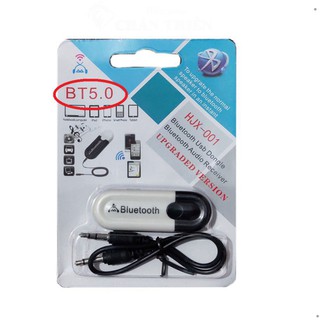 Mua ✔️ Tốc độ 5.0  USB Bluetooth DONGLE 5.0 HJX 001 loại 1 không nhiễu - dùng cho loa  amply  mixer  equalizer