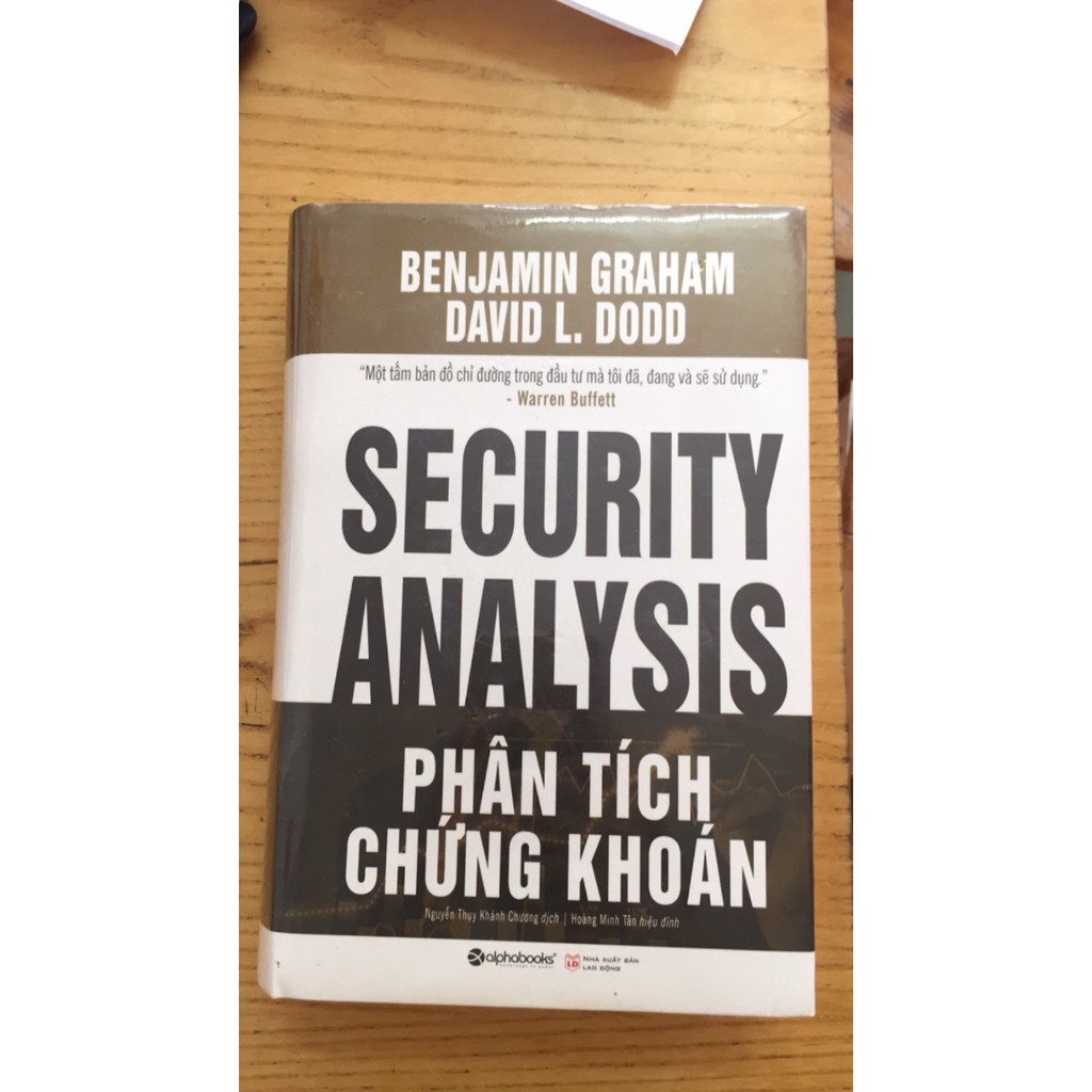 Sách (Kinh điển) Phân tích chứng khoán Taií bản 2018 - Security analysis | WebRaoVat - webraovat.net.vn