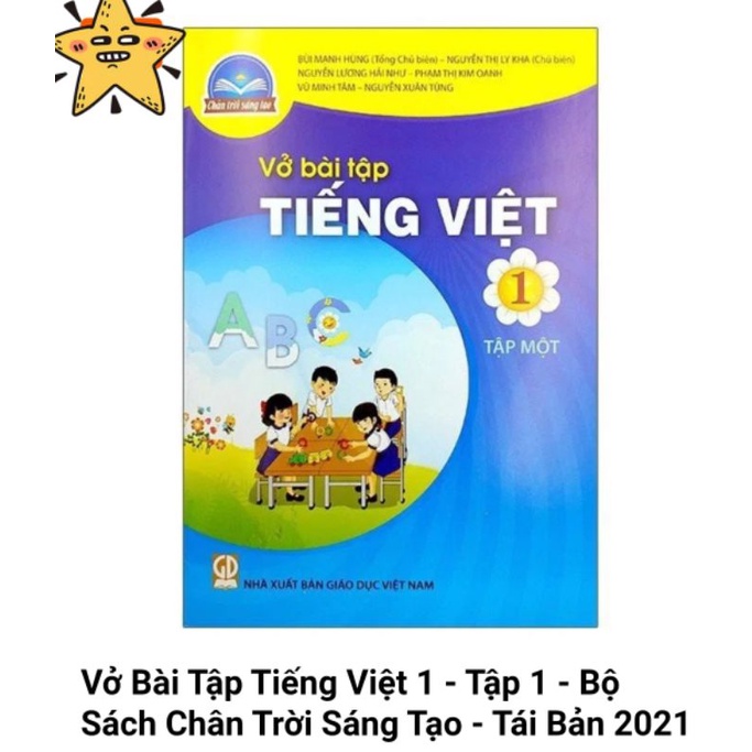 Vở bài tập tiếng việt lớp 1 tập 1kèm 2 cây bút hình