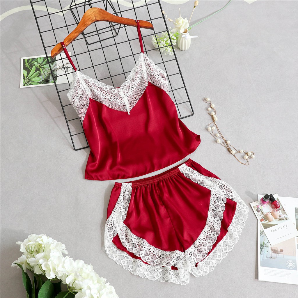 Bộ đồ ngủ lụa sexy bigsize  MLXL tới 65kg 🔥FREESHIP🔥 cao cấp váy ngủ lụa đầm ngủ sexy AM160105 | BigBuy360 - bigbuy360.vn