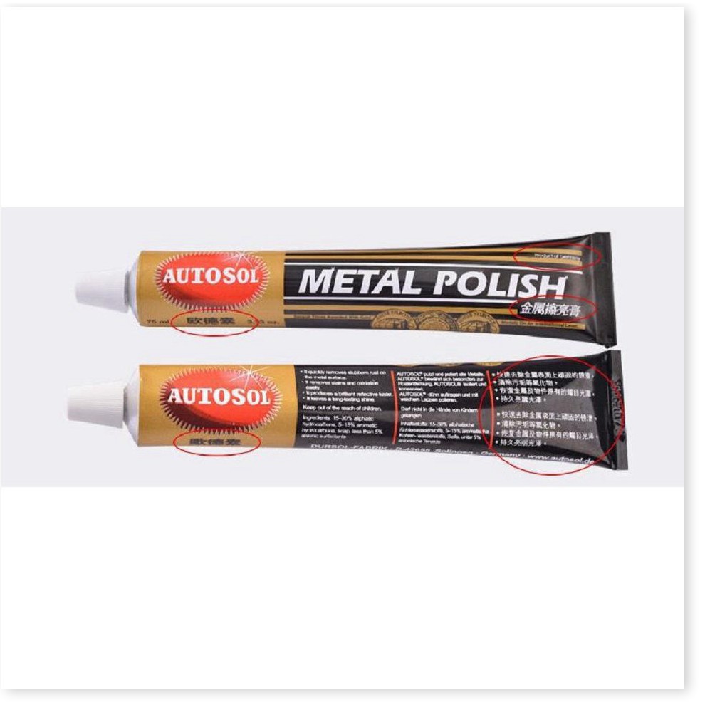 Kem đánh bóng kim loại Metal Polish típ 50g, làm sạch dễ dàng không độc hại, an toàn 6524