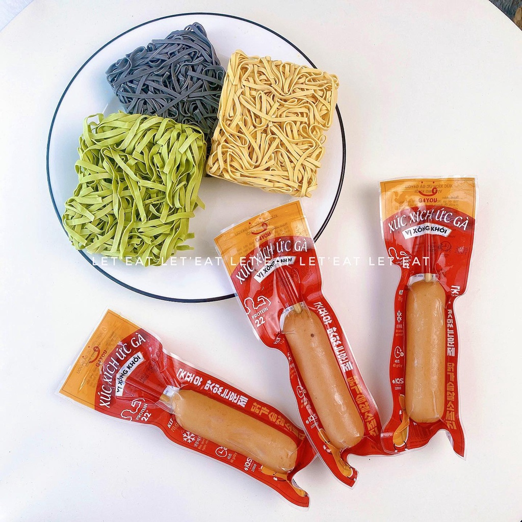 XÚC XÍCH ỨC GÀ EAT CLEAN 100%  70GR ( HÀNG ĐÔNG LẠNH CHỈ NHẬN SHIP NỘI THÀNH HÀ NỘI )