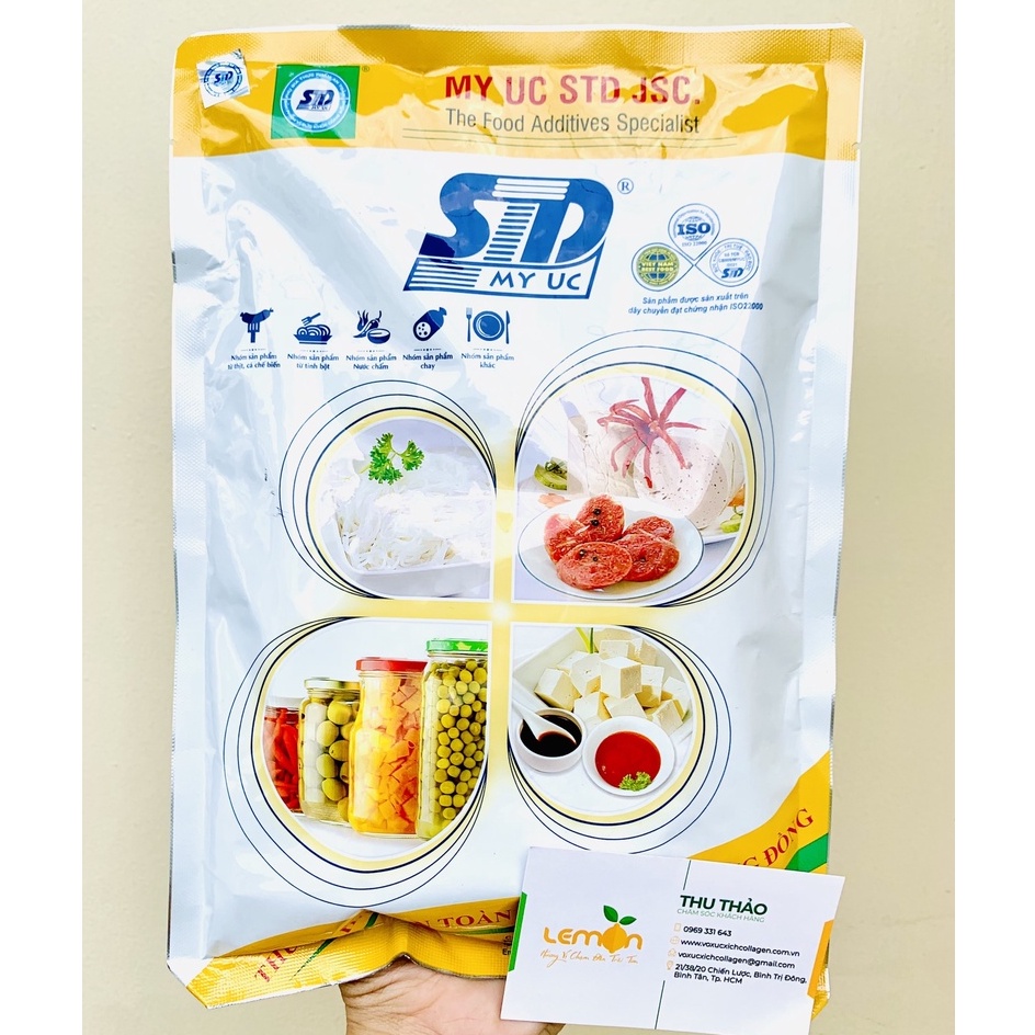 1Kg Muối đỏ SSS tạo màu đỏ hồng thịt cho giò me, lạp xưởng, xúc xích, giò chả, jambon, nem, pate