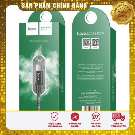 Cáp sạc dây dù Hoco X14 dài 1M, 2M - cổng USB Type.C - Hỗ Trợ Sạc Nhanh✓Chất Lượng Cao ✓Bảo Hành 6 Tháng PKTC