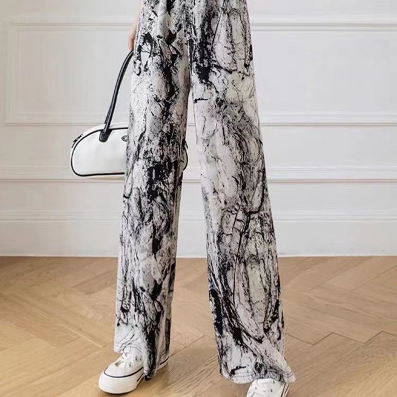 Quần phụ nữ mẫu, lỏng lẻo, giản dị, thẳng