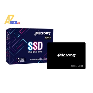 Ổ CỨNG SSD 120GB MICRONS MS400 2.5” SATA III CHÍNH HÃNG – BẢO HÀNH 36 THÁNG TẶNG KÈM DÂY SATA