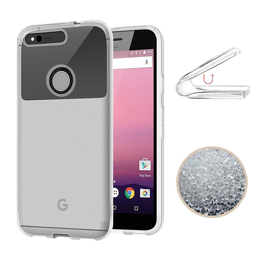 Ốp Lưng Tpu Silicone Trong Suốt Siêu Mỏng Cho Google Pixel 2 Xl