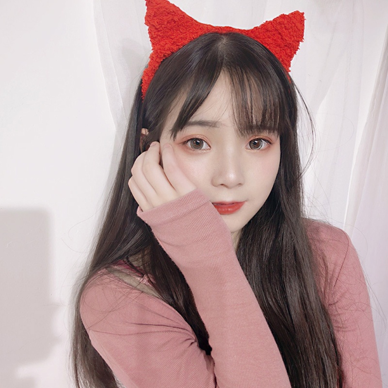 Flgo Băng Đô Cài Tóc Trang Điểm Hình Tai Mèo Siêu Bền Cho Nữ