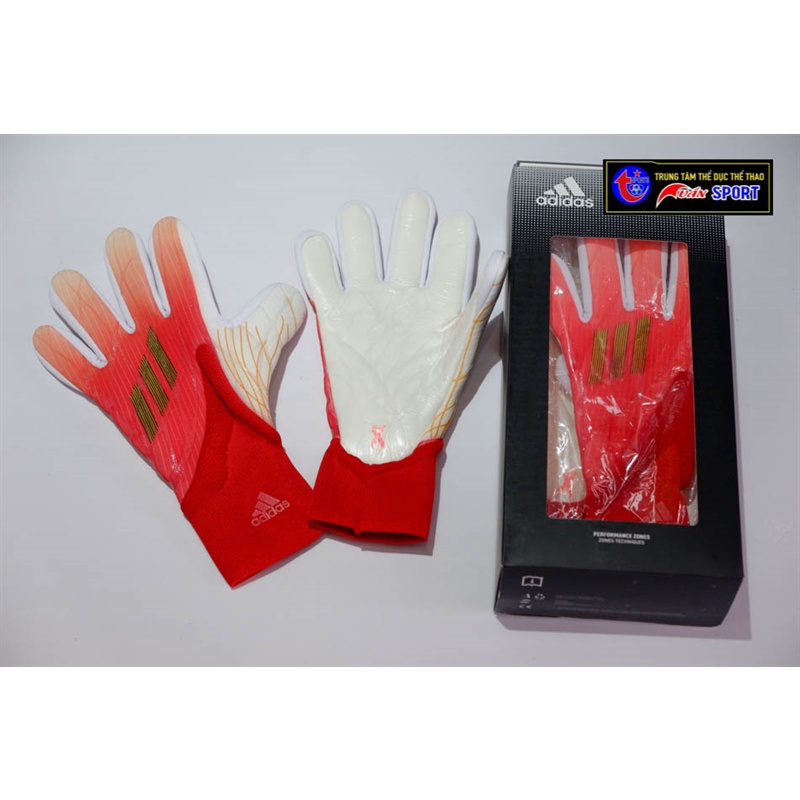 Găng Tay thủ môn  X GL PRO (không xương) - ĐỎ CAM(size 8-9-10)