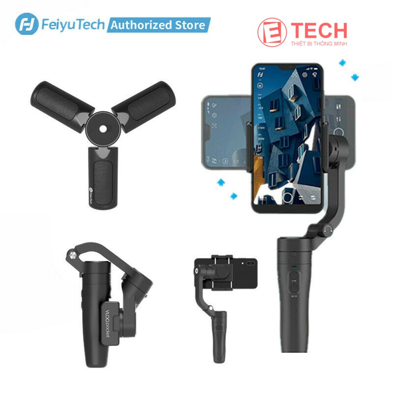 [Mã 99ELSALE hoàn 7% đơn 300K] Gimbal chống rung cho điện thoại Feiyu VLOG Pocket