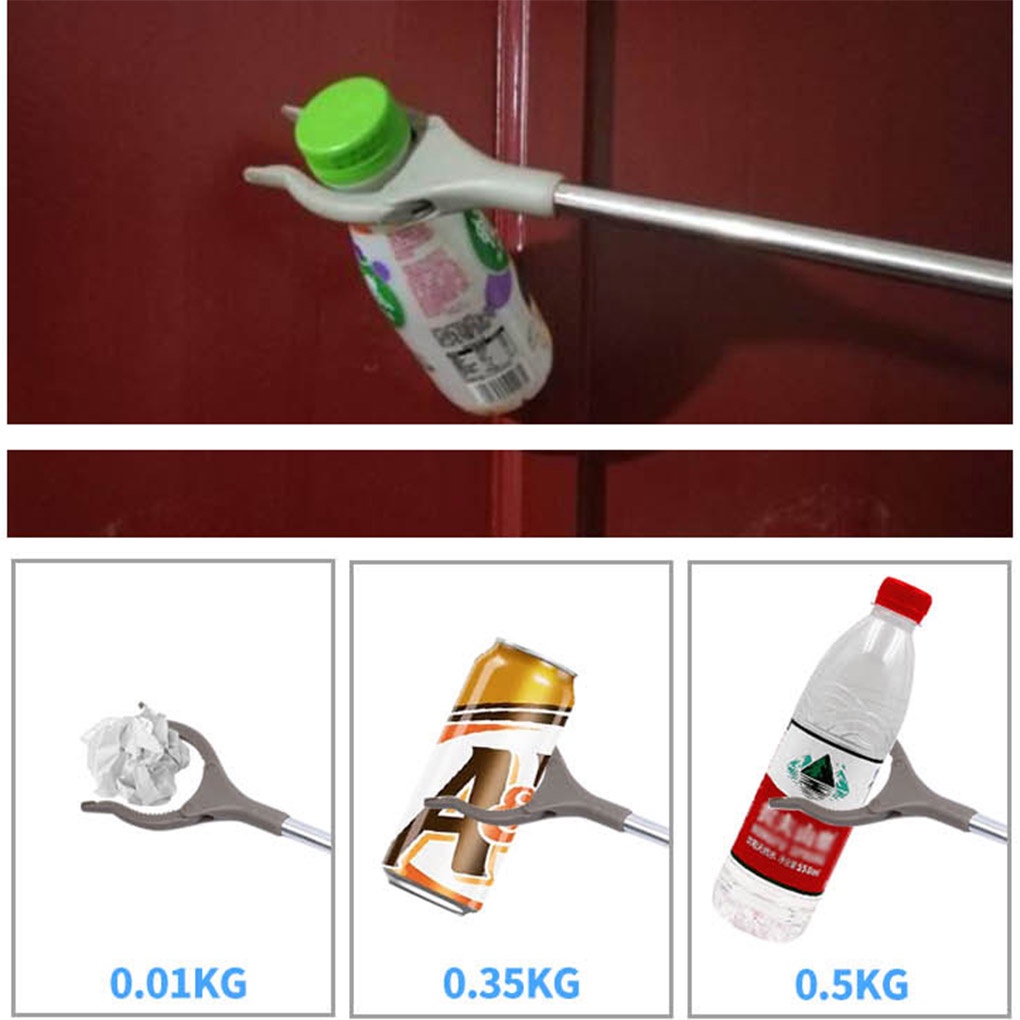 Rubbish Grabber Tool Long Handle Pick up Claw Gripper Metal Extend Arm Trash Reach Clip