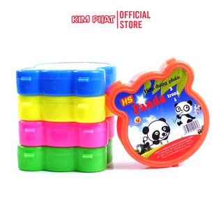 Hộp đựng phấn hình gấu Panda kèm mút lau bảng