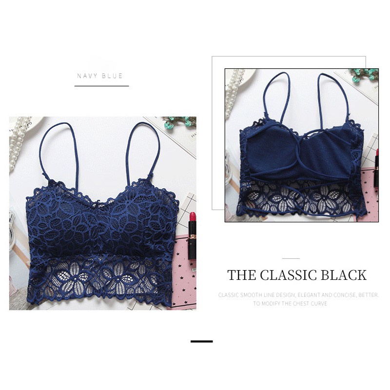 Áo ngực AOWEINISI phối ren thời trang quyến rũ dành cho nữ