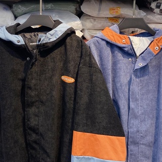 Áo bomber nhung chữ Mosey