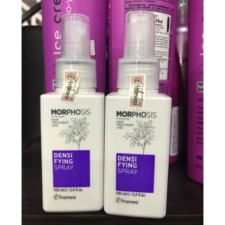 Xịt dưỡng chăm sóc tóc rụng và kích thích mọc tóc Framesi Morphosis Energizing Spray 150ml ( New 2021 )