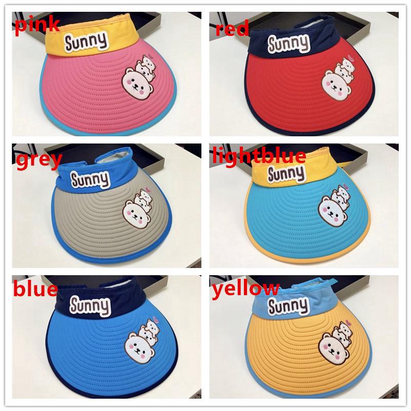 Lovely solid color wide-brimmed hat for babies