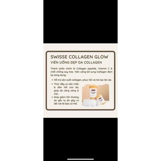 SWISSE COLLAGEN GLOW 60 Viên- ĐỦ BILL CHEMIST