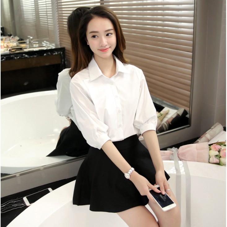 Áo Sơ Mi Nữ MILA Áo Trắng Công Sở