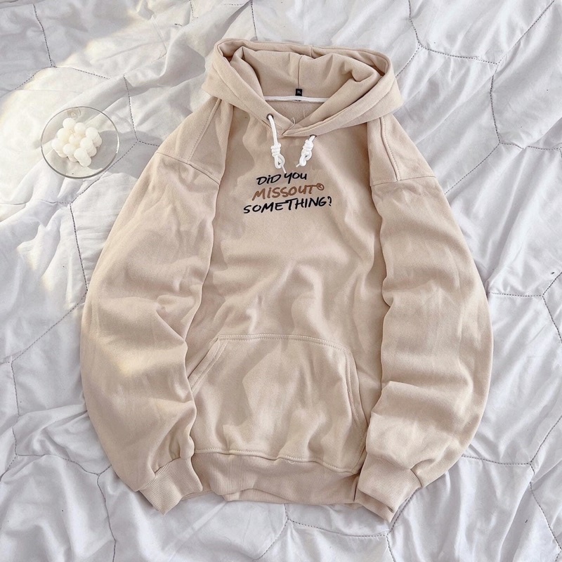 Áo Hoodie Nỉ Unisex DIDYOU SOMETHING ulzzang NBC